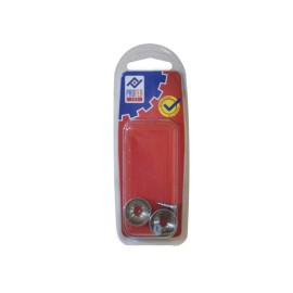 CASQUILLO TUBO NIQUEL BL 2 PZS - 16 MM