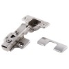 (24 u.) BISAGRA CAZOL.PISTON RECTA ZN