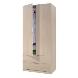 ARMARIO 2PUERTAS+2CAJON.ROBLE - 180X81X52