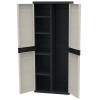 ARMARIO RESINA 2 P C/ESCOBERO NGR - 70X41X176