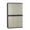 ARMARIO RESINA 3 PUERTAS 4 BAL NGR - 105X44X176