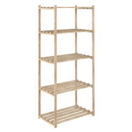 ESTANTERIA MADERA LAMAS 5/B - 171X65X40
