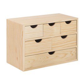 CAJONERA 3X2X1 PINO S/BARN - 40X20X28CM