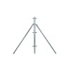 POSTE CENTRO GALVANIZADO 48MM - 1 M