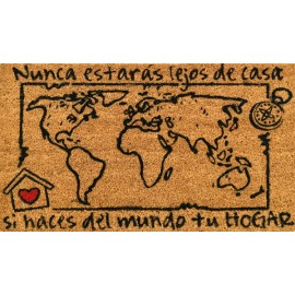 FELPUDO COCO NATURAL MI MUNDO - 40 X 70 CM
