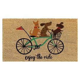 FELPUDO COCO BLANCO BICI - 45 X 70 CM