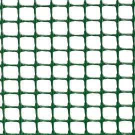 MALLA CUADRADA 5x5MM VERDE - 1X25 M