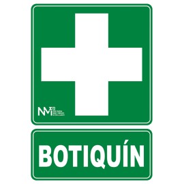 SEÑAL BOTIQUIN PVC CLASE B
