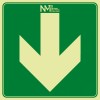 SEÑAL FLECHA BIDIRECCION DCHA E IZQ PVC CLASE B - 100X40X120