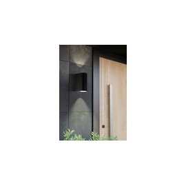 APLIQUE 2L GU REDONDEADO NEGRO "SCOGLIERA-E" - 100X40X120