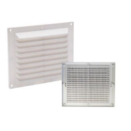  REJILLA ATORNILLAR ABS BLANCO + MOSQUITERA VRAC