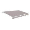 TOLDO RETRACTIL GRIS CENIZA