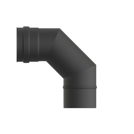 CODO ESTUFA VITRIFICADO MATE PELLET 90 - 100 MM