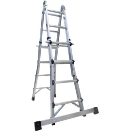 ESCALERA MULTIUSO ALUMINIO - 2,1-4,15CM