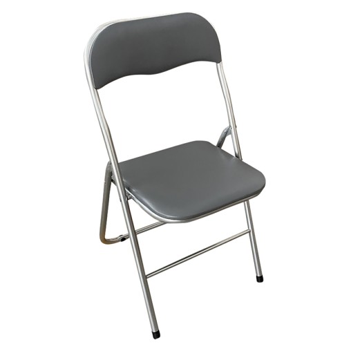 SILLA PLEGABLE ALUMIN GRIS