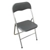 SILLA PLEGABLE ALUMIN GRIS