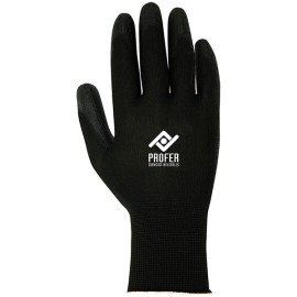  GUANTE PU NEGRO B/6