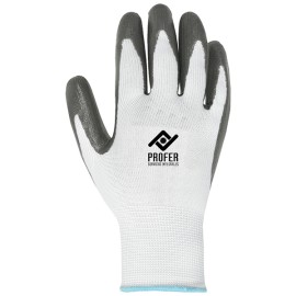  GUANTE DE NITRILO BLANCO/GRIS B/6