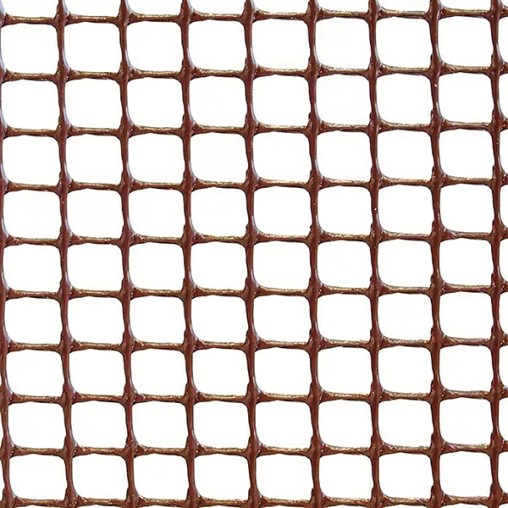 MALLA CUADRADA 20x20 MARRON