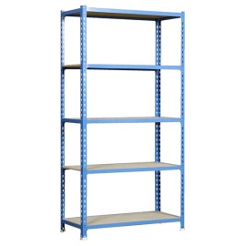 ESTANTERIA S/T 5B AZUL - 18X90X50