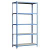 ESTANTERIA S/T 5B AZUL - 18X90X50