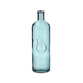 BOTELLA VIDRIO AZUL DUNA