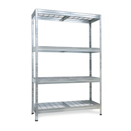 ESTANTERIA S/T 4B GALVANIZADA - 180X120X45
