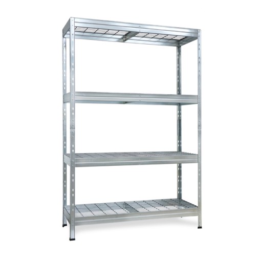 ESTANTERIA S/T 4B GALVANIZADA - 180X120X45