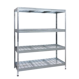 ESTANTERIA S/T 4B GALVANIZADA - 180X150X60