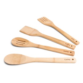 UTENSILIOS COCINA BAMBU 4 PZAS