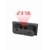RADIO RELOJ, PROYECTOR 20 MEMORIAS, NEGRO, 2 ALARM - 100X40X120