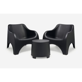 CONJUNTO RESINA CLOUD ANTRACITA
