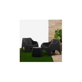 CONJUNTO RESINA CLOUD ANTRACITA