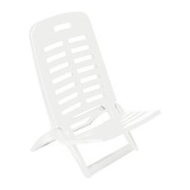 (4 u.) SILLA PLAYA PLEGABLE BLANCA
