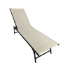 TUMBONA CERDEÑA ACERO 5P BEIGE - 100X40X120