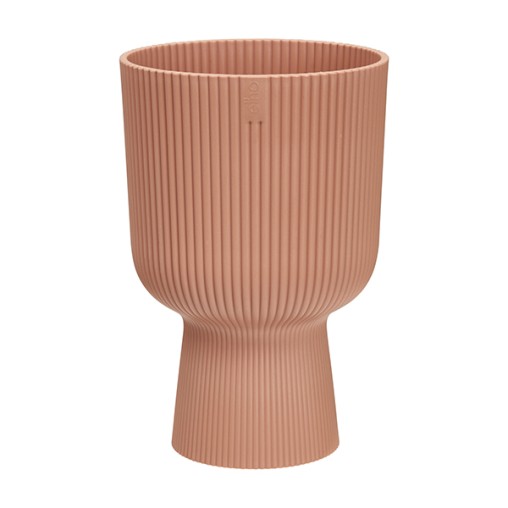 MACETERO PEDESTAL ROSADO