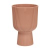 MACETERO PEDESTAL ROSADO