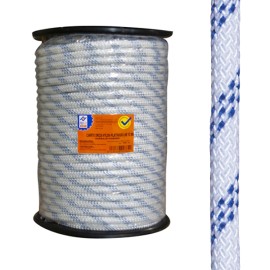 DRIZA NYLON 6 MM BLANCO/AZUL - 200 M