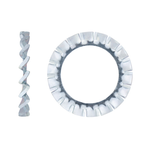 DIN 6798A - ARANDELA DENTADA EXT CINCADO 16 ( 100 u.)