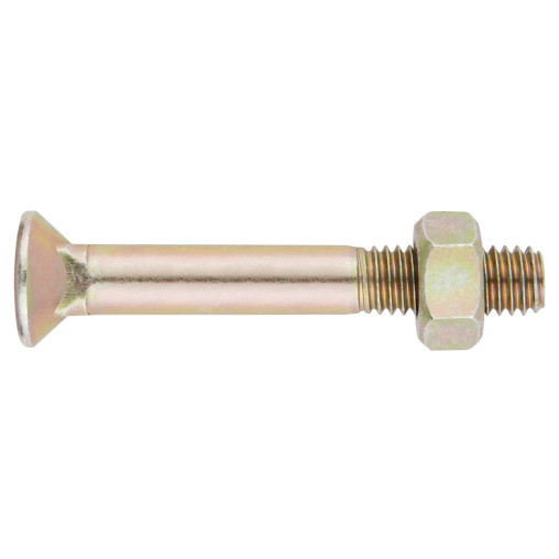 DIN 608 - TORNILLO ARADO. BICROMATADO 10X040 ( 100 u.)