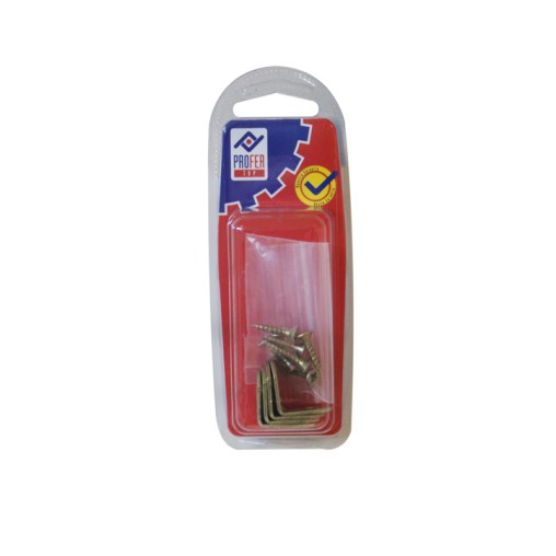 ANGULO REFUERZO BICRO BL 4 PZS - 20X20 MM