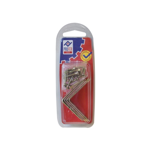 ANGULO REFUERZO BICRO BL 4 PZS - 40X40 MM