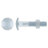DIN 603/934 - TORNILLO + TUERCA. ZINC 05X070 ( 100 u.)