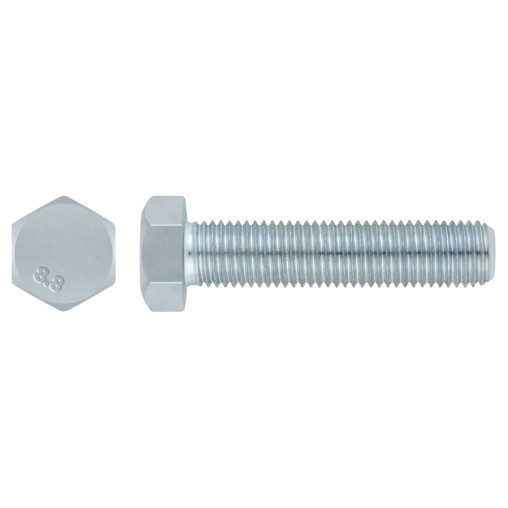 V 933 - TOR. HEXAGONAL DIN 933. ZINC 04X060 ( 8 u.)