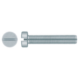 DIN 84 - TORNILLO CAB. CILÍNDRICO RANURA ZINC 04X060 ( 250 u.)