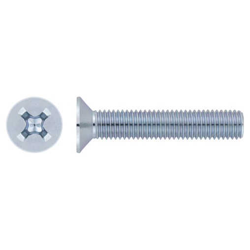 DIN 965 - TOR. MÉTRICO AVELLANADO PHILLIPS ZINC 03X010 ( 1000 u.)
