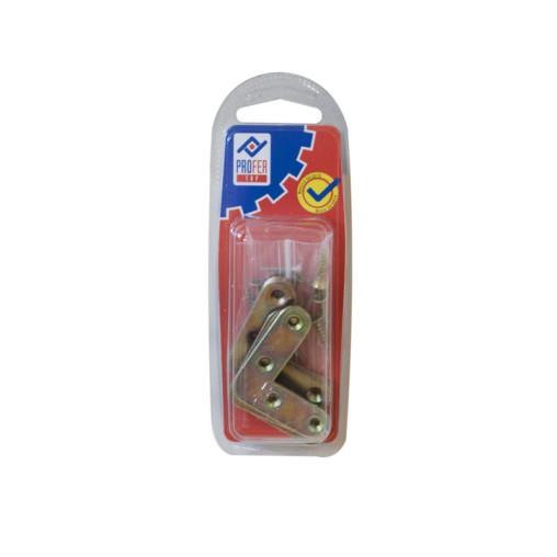 ESCUADRA PLANA BICROM BL 8 PZS - 40X40 MM
