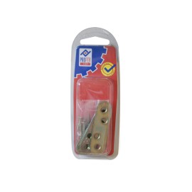 PLACA ENSAMBLAR RECTA BICROM 4 - 60X16 MM
