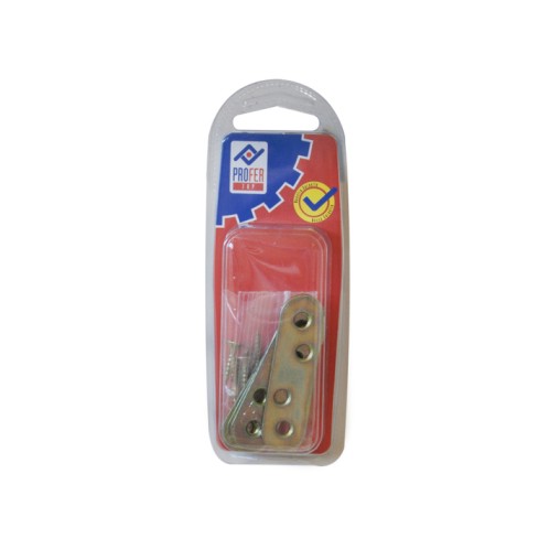 PLACA ENSAMBLAR RECTA BICROM 4 - 60X16 MM