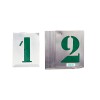 NUMEROS ROTULAR ALUMINIO JGO - 70 MM